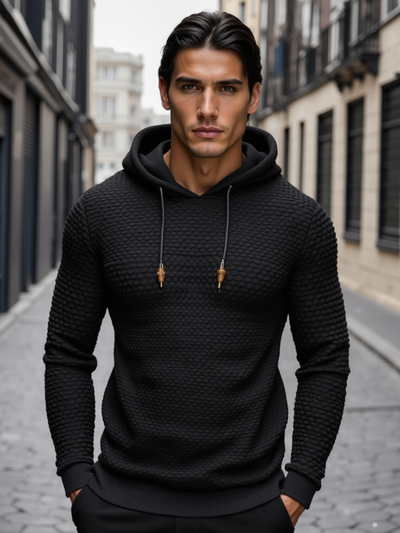 Christopher | Slim Fitt Hooded Sweatshirt for Men