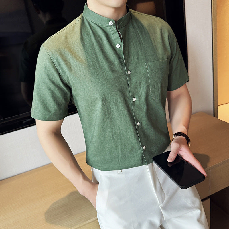 Men's Thin Linen Cotton Breathable Shirt