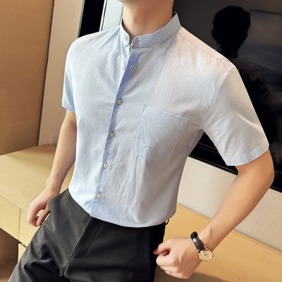 Men's Thin Linen Cotton Breathable Shirt